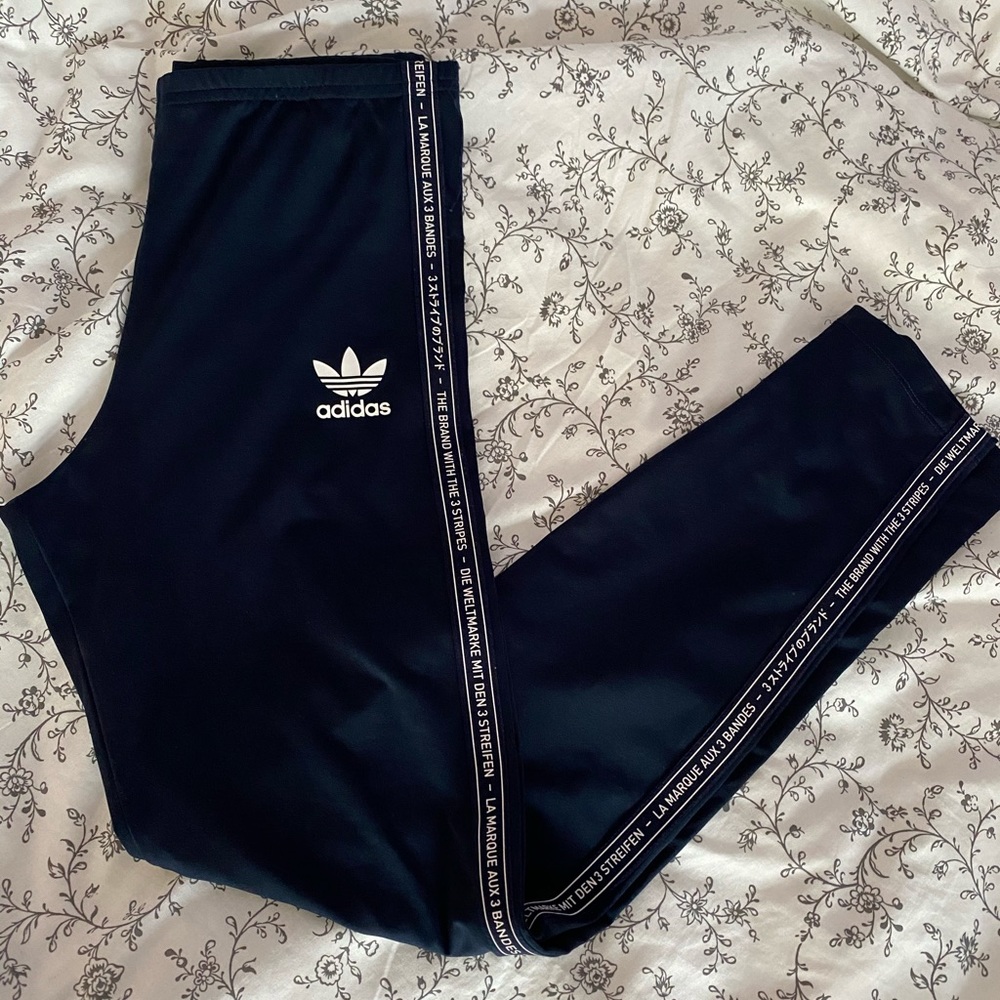 Adidas dark blue leggings